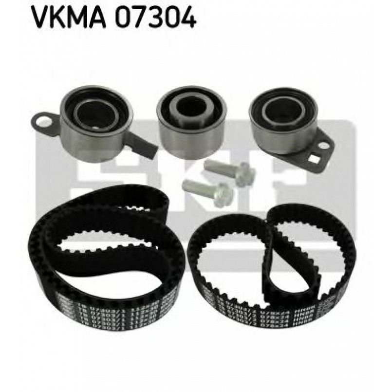 VKMA 07304 SKF Комплект (ремінь+ролики)